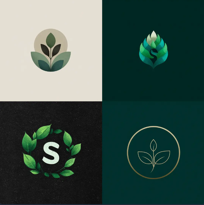 Minimalist logo design for eco-friendly brand, clean lines, nature-inspired, professional